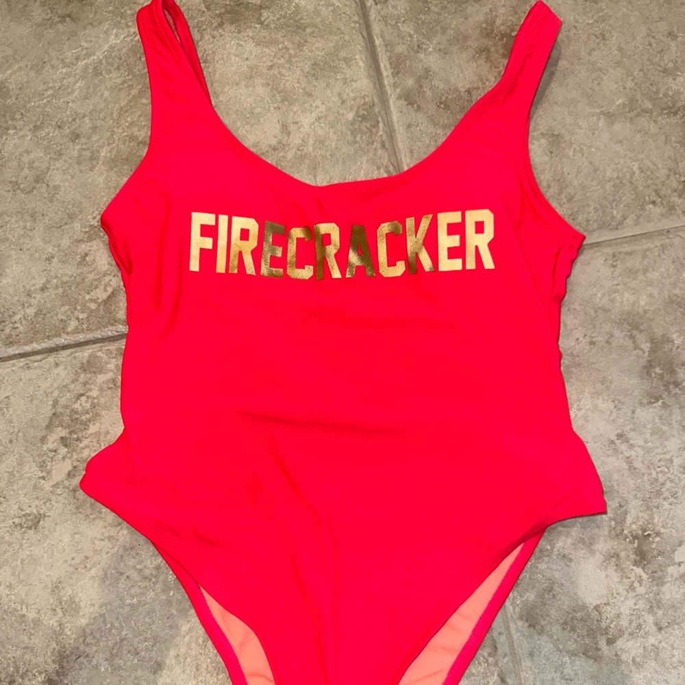 One piece bathing suit